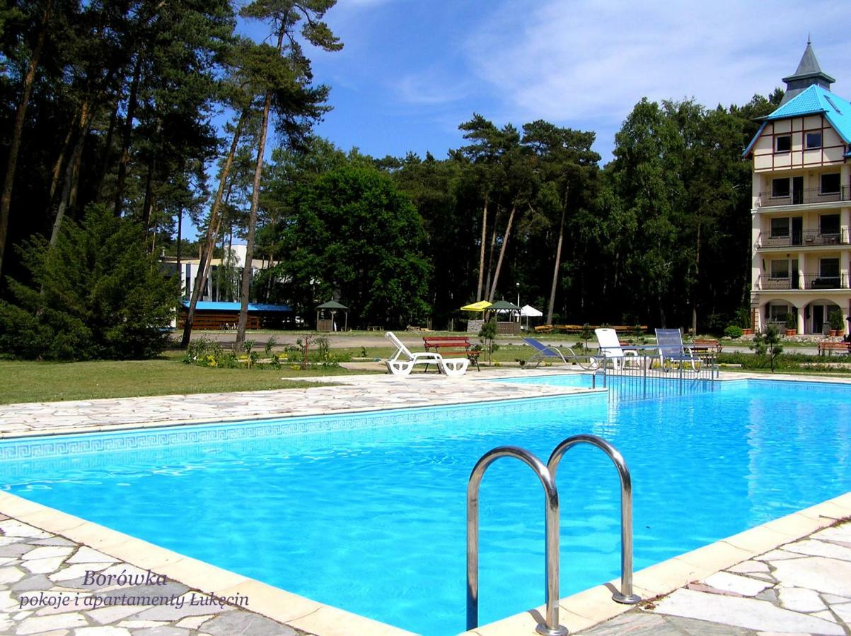 Borowka W Blue Mare Apartment Łukęcin Bagian luar foto